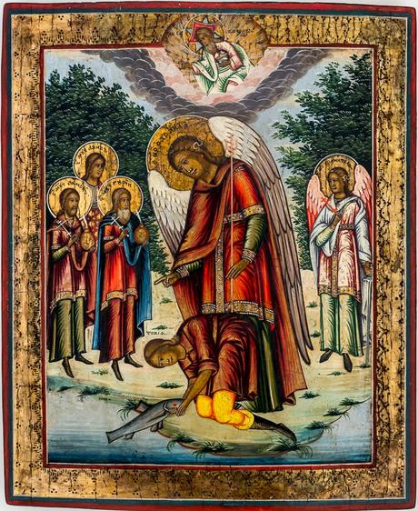 Erzengel Raphael und der hl. Tobias / Archangel Raphael and St. Tobias
