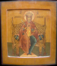 Die Gottesmutter als Nachfolgerin von Zar Nikolaus II - The Mother of God as successor of Tsar Nicholas II